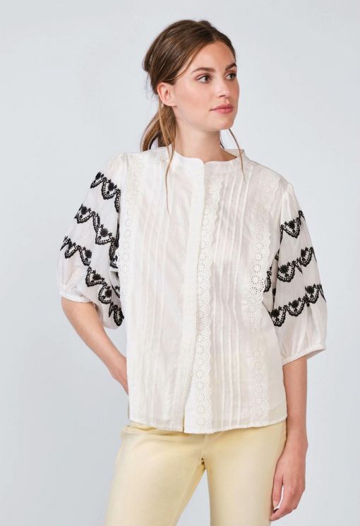 Summum 2s2732-11622 Shirt Cotton Embroidered