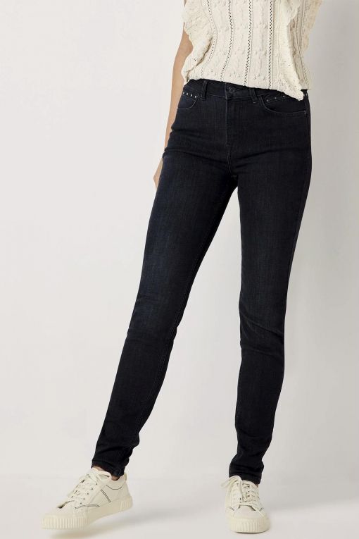 Summum 4s2370-5052 Skinny Jeans Julia Black Denim