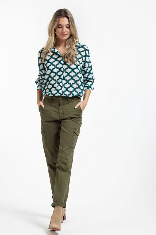 Studio Anneloes Molly Coloured Denim Trousers 08151